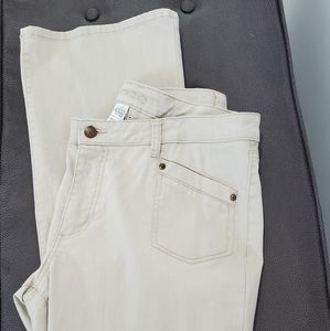 Cache embellished Beige jeans